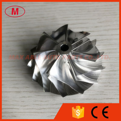 T25 7+7 blades 46.52/60.13mm 445436-0001 high performance milling/aluminum 2618/billet compressor wheel for ISUZU