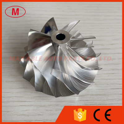 RHF5HB 46.50/59.94mm 7+7 blades Overall height:31.80mm high performance Turbocharger Billet compressor wheel for 07L145702J/ 07L145701J /VF30/VF34/VF35/VF36/VF37/VF39/VF41/VF42/VF43/VF48/VF52