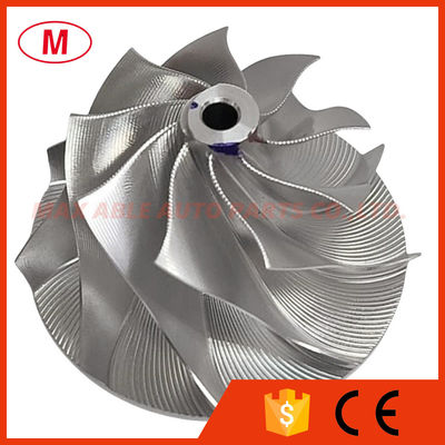 KP39 5443-123-2201 35.48/46.00mm 9+0 Blades Point Milling Snake Curve Performance Design Turbocharger Billet Compressor Wheel