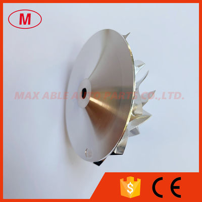T04E 50.00/76.00mm 11+0 blades turbocharger milling/aluminum 2618/billet compressor wheel