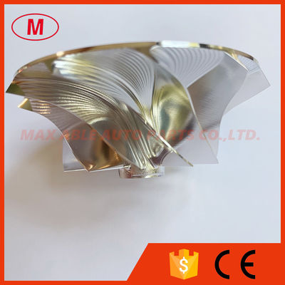 T04E 50.00/76.00mm 11+0 blades turbocharger milling/aluminum 2618/billet compressor wheel