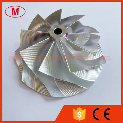 RHF5 53.00/67.40mm 9+0blades Point Milling Small Nose Turbocharger Milling/aluminum 2618/billet Compressor Wheel