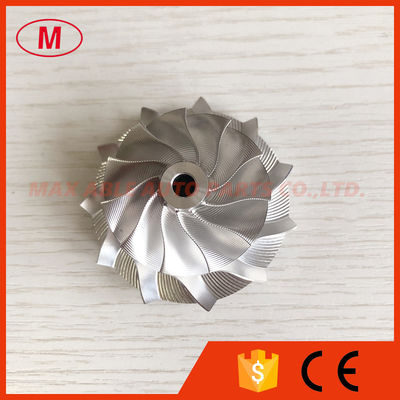 GT15-25 38.62/52.00mm 11+0 blades high performance point milling/snake curve Turbo milling/billet compressor wheel