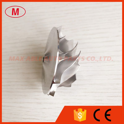 GT15-25 38.62/52.00mm 11+0 blades high performance point milling/snake curve Turbo milling/billet compressor wheel