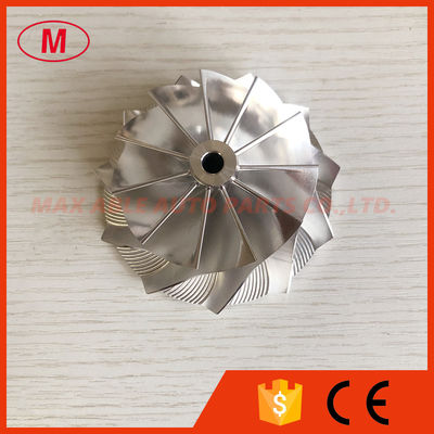GTX3076 REVERSE 58.00/76.13mm 11+0 blades  high performance turbo milling/aluminum 2618/billet compressor wheel bore:6.002mm