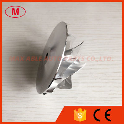 TD05H forward 49179-02712 56.24/75.00mm 6+6 blades turbo aluminum 2618/milling/ Billet compressor wheel for 49179-02712