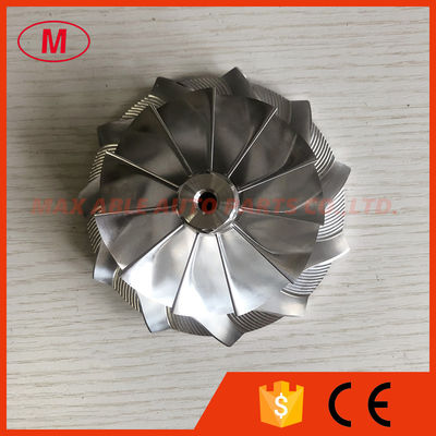 HX40 75.83/102.75mm 11+0 blades Turbocharger milling/Aluminum 2618/billet compressor wheel