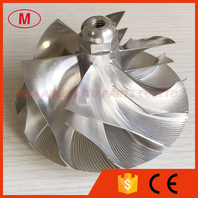GTA4718 95.00/117.57mm 6+6 blades Turbo aluminum 2618/milling/billet compressor wheel