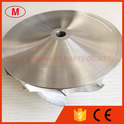 GTA4718 95.00/117.57mm 6+6 blades Turbo aluminum 2618/milling/billet compressor wheel