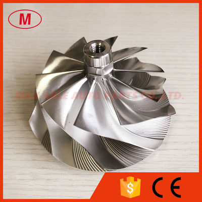 GT45 79.40/98.10mm 10+0 Blades turbo aluminum 2618/milling/Billet compressor wheel