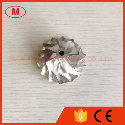 GT15-25 37.95/56.02mm 7+7 blades high performance Turbo milling/aluminum 2618/billet compressor wheel