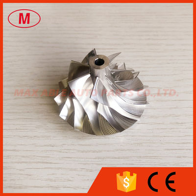 GT15-25 37.95/56.02mm 7+7 blades high performance Turbo milling/aluminum 2618/billet compressor wheel