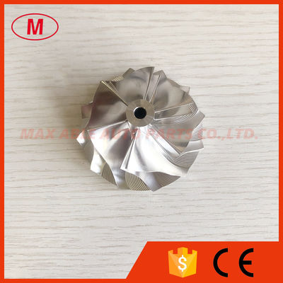 GT15-25 47.00/60.40mm 6+6 blades Turbo milling/aluminum 2618/billet compressor wheel