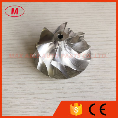 GT15-25 47.00/60.40mm 6+6 blades Turbo milling/aluminum 2618/billet compressor wheel