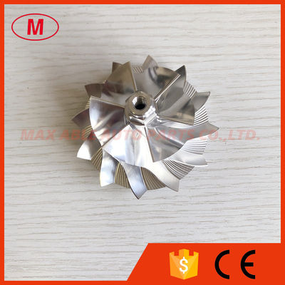 T04S 48.80/70.00mm 6+6 blades high performance turbo aluminum 2618/milling/Billet compressor wheel