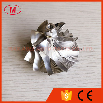 T04S 48.80/70.00mm 6+6 blades high performance turbo aluminum 2618/milling/Billet compressor wheel