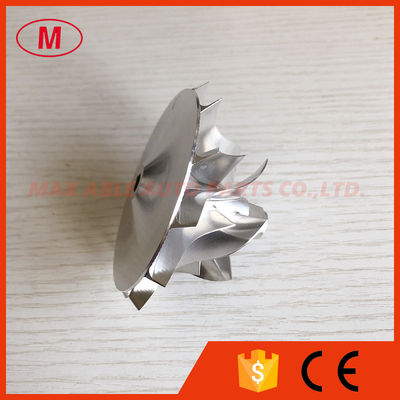 T04S 48.80/70.00mm 6+6 blades high performance turbo aluminum 2618/milling/Billet compressor wheel