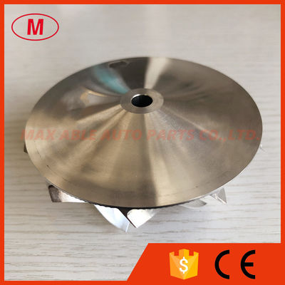 HX35 53.88/78.00mm 5+5 blades high performance turbo Billet/milling/aluminum 2618 compressor wheel