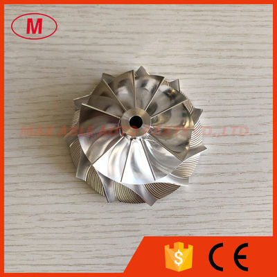 GT3576 58.00/76.13mm 11+0 blades turbo Billet/Milling/aluminum 2618 compressor wheel for racing