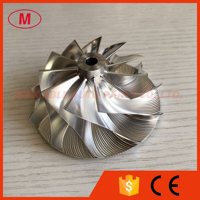 GT3576 58.00/76.13mm 11+0 blades turbo Billet/Milling/aluminum 2618 compressor wheel for racing