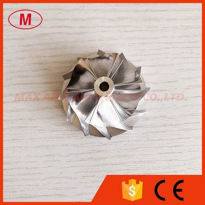 GT15-25 6+6 blades 40.58/52.00mm high Performance milling/aluminum 2618/billet compressor wheel