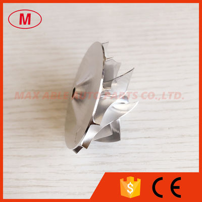 GT15-25 6+6 blades 40.58/52.00mm high Performance milling/aluminum 2618/billet compressor wheel