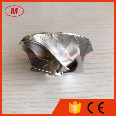 GT15-25 6+6 blades 40.58/52.00mm high Performance milling/aluminum 2618/billet compressor wheel