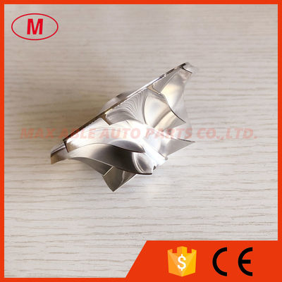 T04E 48.56/74.99mm 6+6 blades 442293-0009 performance milling/aluminum 2618/billet compressor wheel for 452003-0001