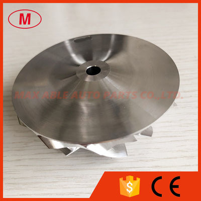 TD07S 60.50/79.00mm 6+6 blades point milling Turbo Billet/milling/aluminum 2618 compressor wheel