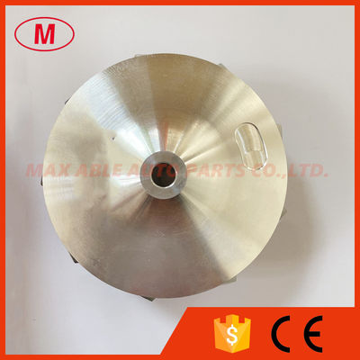 GT15-25 38.62/52.19mm 729612-0005 9+0 Blades Point Milling Snake Curve Performance Twisted Blade billet compressor wheel