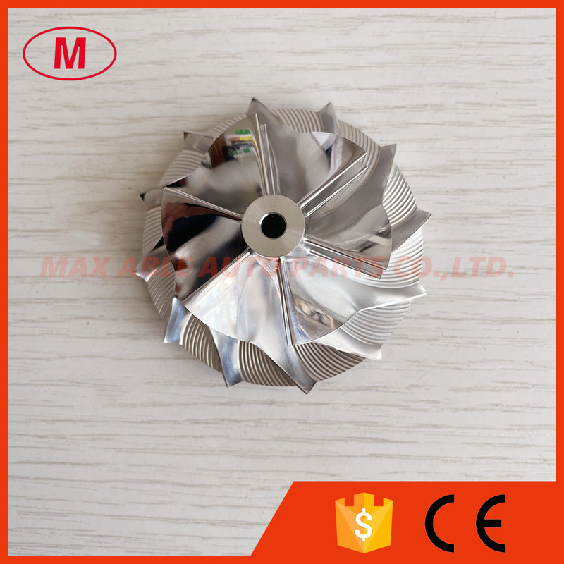 GT1252 40.00/56.03mm 6+6blades high performance turbo milling/Aluminum 2618/billet compressor wheel