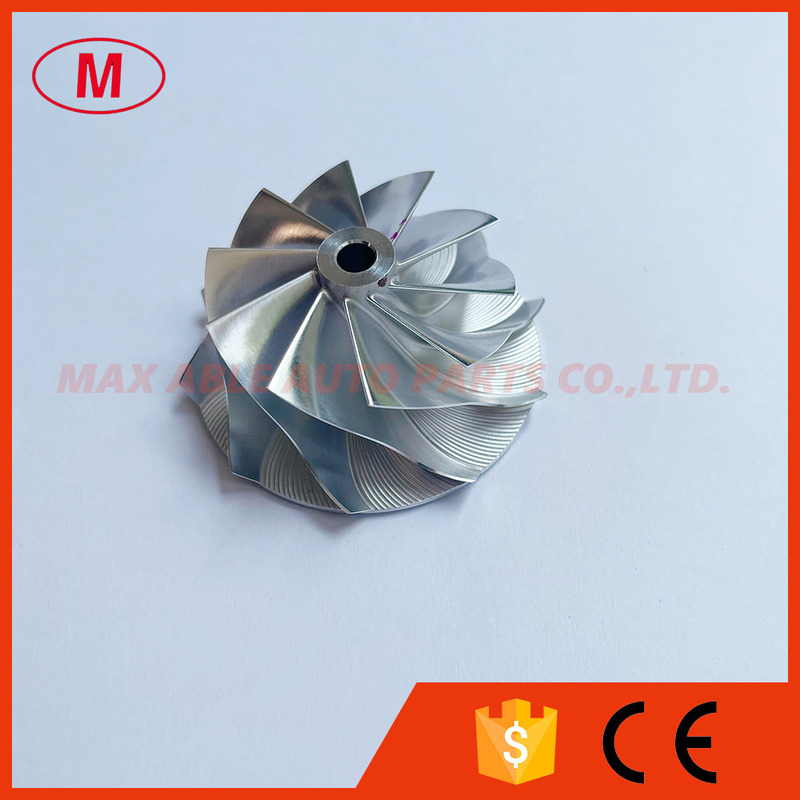 RHF3 Forward 37.00/46.00mm 10+0blades Performance Turbo Milling/aluminum 2618/billet Compressor Wheel