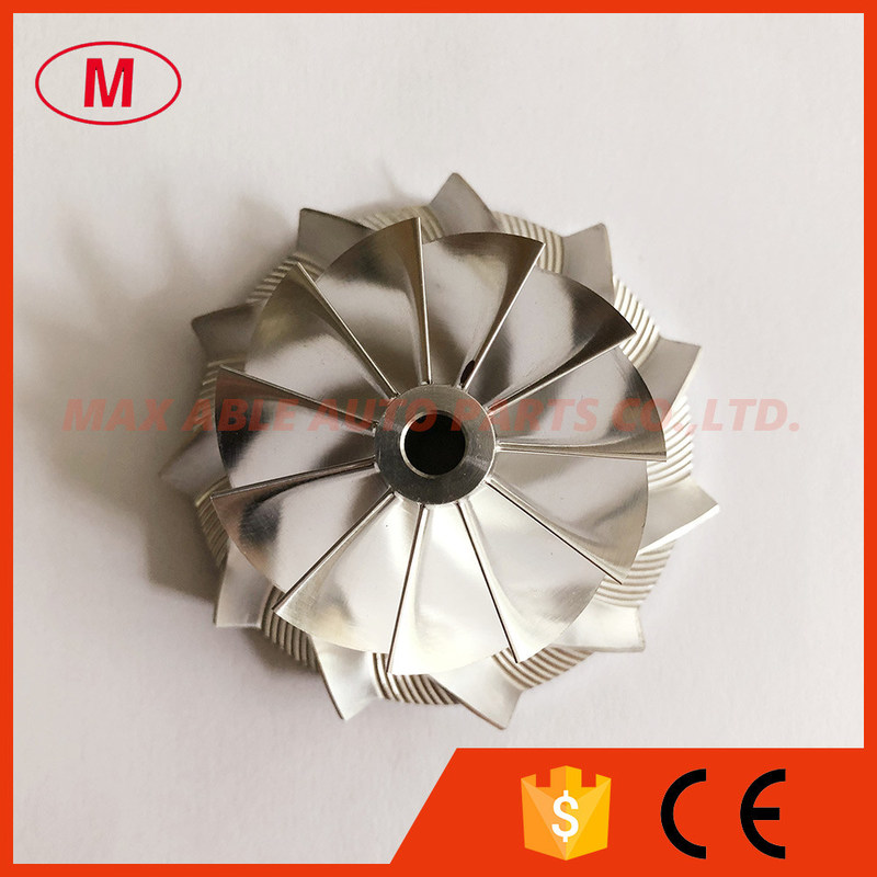 GT15-25 38.62/52.19mm 729612-0005 11+0 Blades performance turbo aluminum 2618/milling/billet compressor wheel