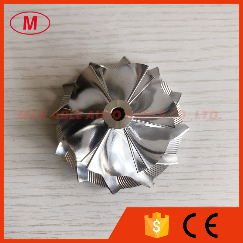 MGT2259S 793221-0001 46.50/59.48mm 6+6 blades high performance turbo billet/milling/aluminum 2618 compressor wheel