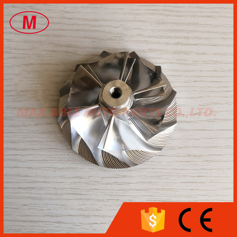 GTX3576 434292-0007/9 56.84/76.20mm 6+6 blades Turbocharger Milling/aluminum 2618/billet compressor wheel for 479016