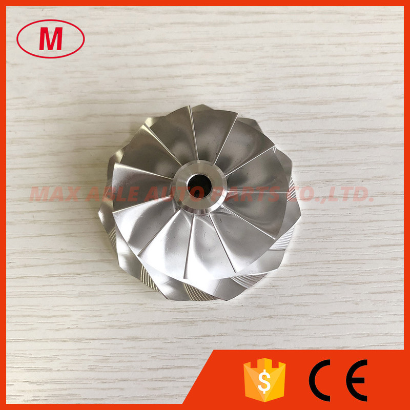 CT26 11+0 blades 50.00/62.00mm turbo milling/aluminum 2618/Billet compressor wheel