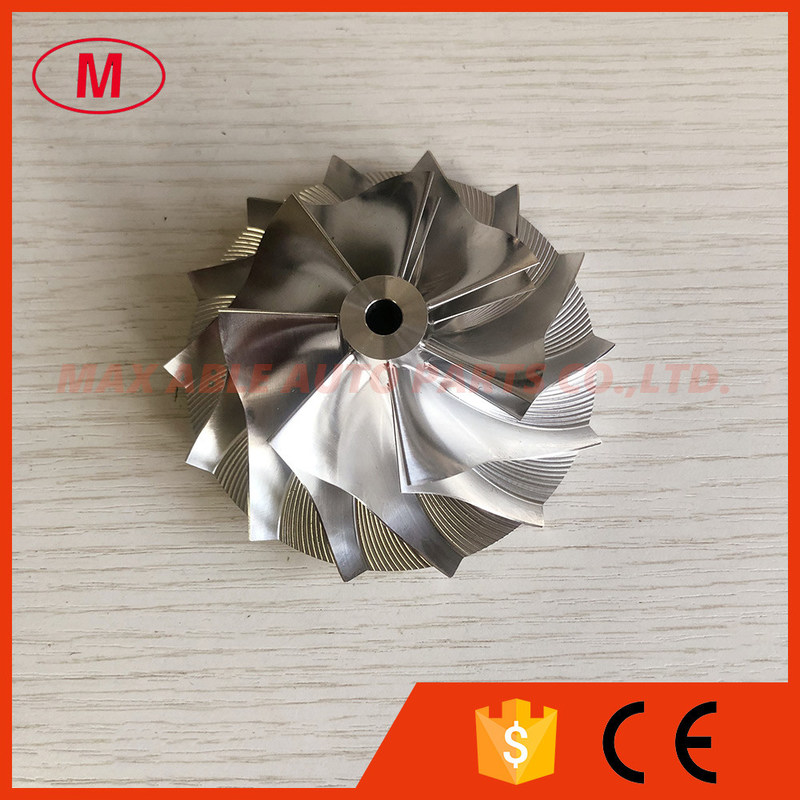 T04R 58.00/84.00mm 7+7 blades high performance turbo milling/aluminum 2618/billet compressor wheel for Racing