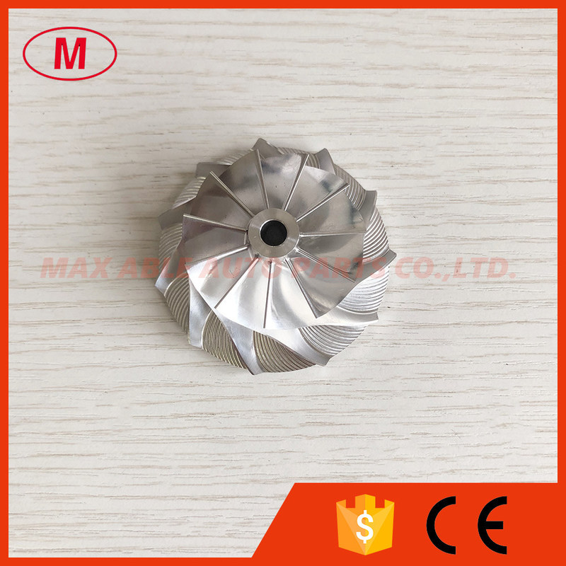 T25 445436-0011 42.56/60.13mm 11+0 blades turbo milling/aluminum 2618/billet compressor wheel for 454154-0001 Coupe