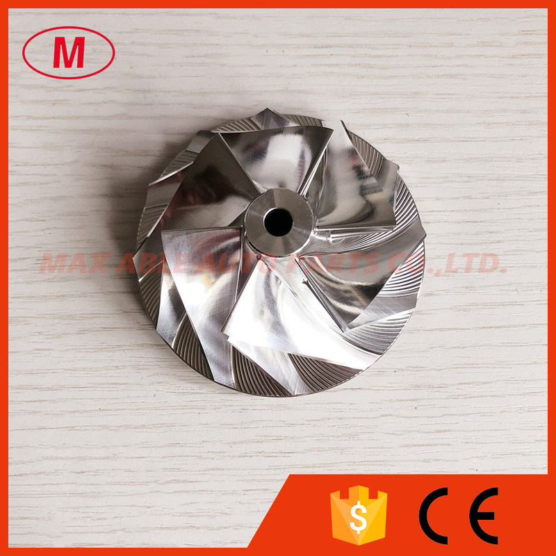 HX40 3599550 60.00/86.01mm 6+6 blades Turbocharger milling/Aluminum 2618/billet compressor wheel for 6CTAA