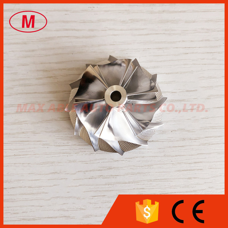 GT15-25 6+6 blades 40.58/52.00mm high Performance milling/aluminum 2618/billet compressor wheel