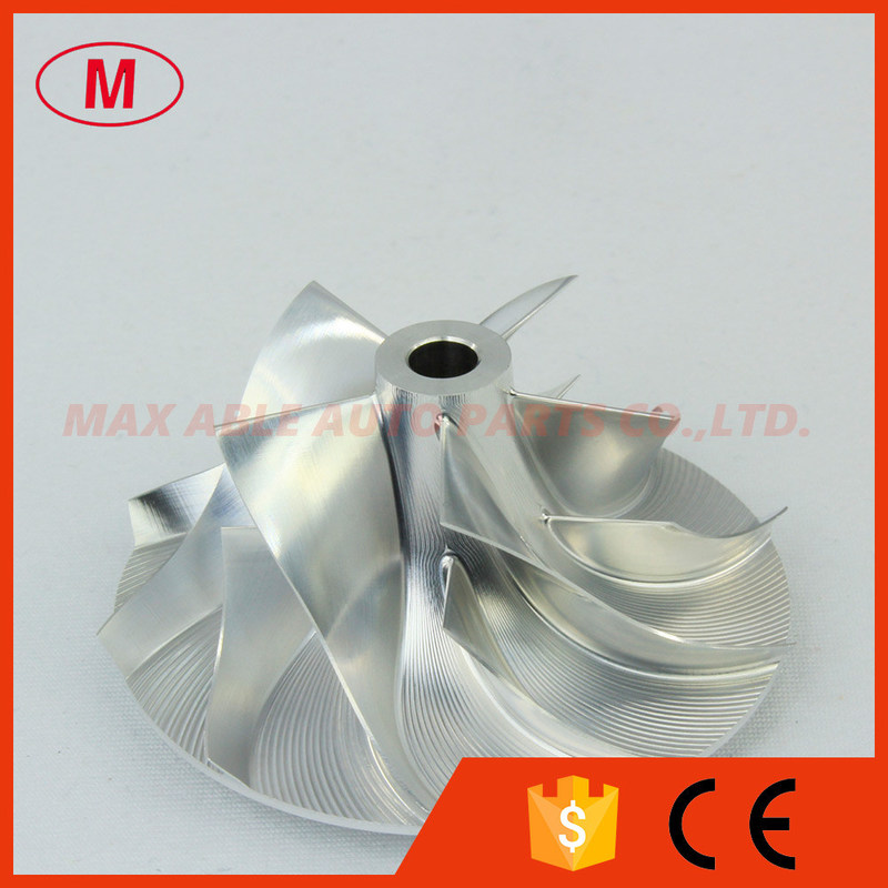 GTA2052V 717697-0003 34.85/52.00mm 5+5 blades high performance turbo milling/aluminum 2618/billet compressor wheel