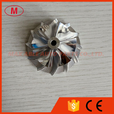 K04 Rückseite 5306-123-2035 41,65/56,08mm 6+6 Schaufeln Hochleistungs-Turbolader-Fräsen/Aluminium 2618 /Billet-Verdichterrad